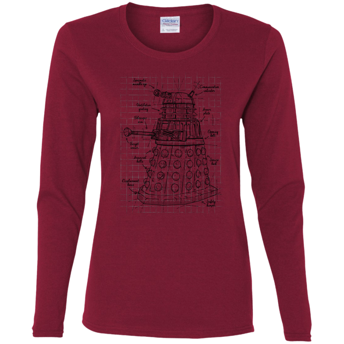 Dalek Plan Women's Long Sleeve T-Shirt