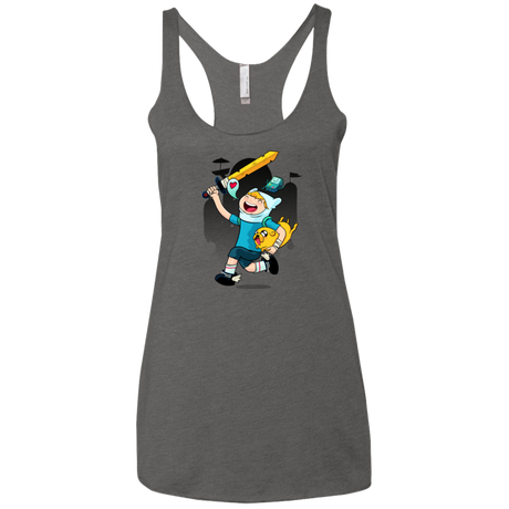 Yeahdventure Women's Triblend Racerback Tank