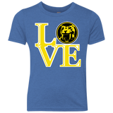Yellow Ranger LOVE Youth Triblend T-Shirt