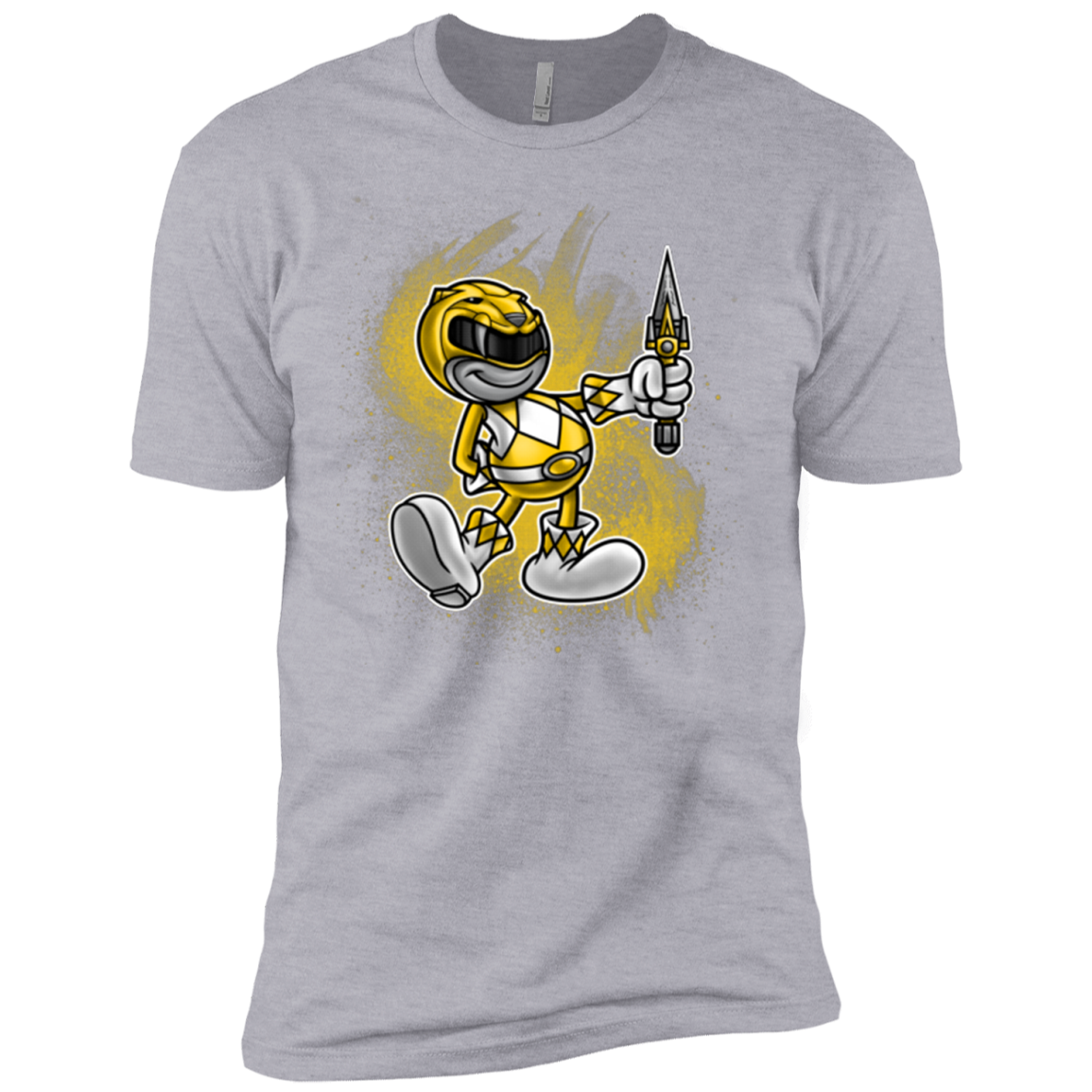 Yellow Ranger Artwork Boys Premium T-Shirt