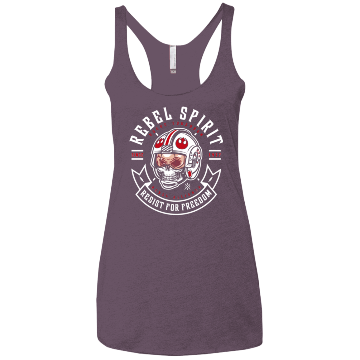 Rebel Since 1977 Women's Triblend Racerback Tank