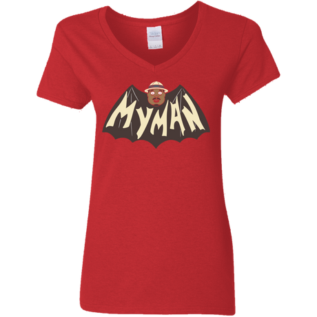 My Man! Women's V-Neck T-Shirt