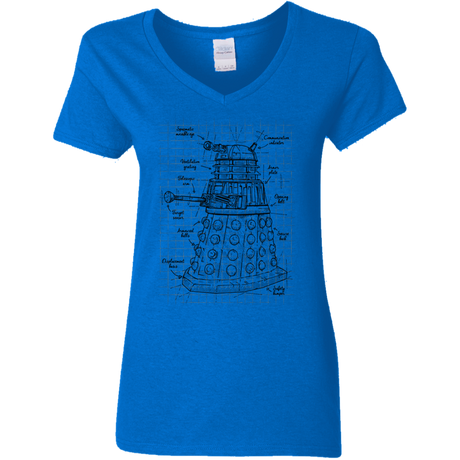 Dalek Plan Women's V-Neck T-Shirt