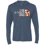 Rogue North Face Triblend Long Sleeve Hoodie Tee