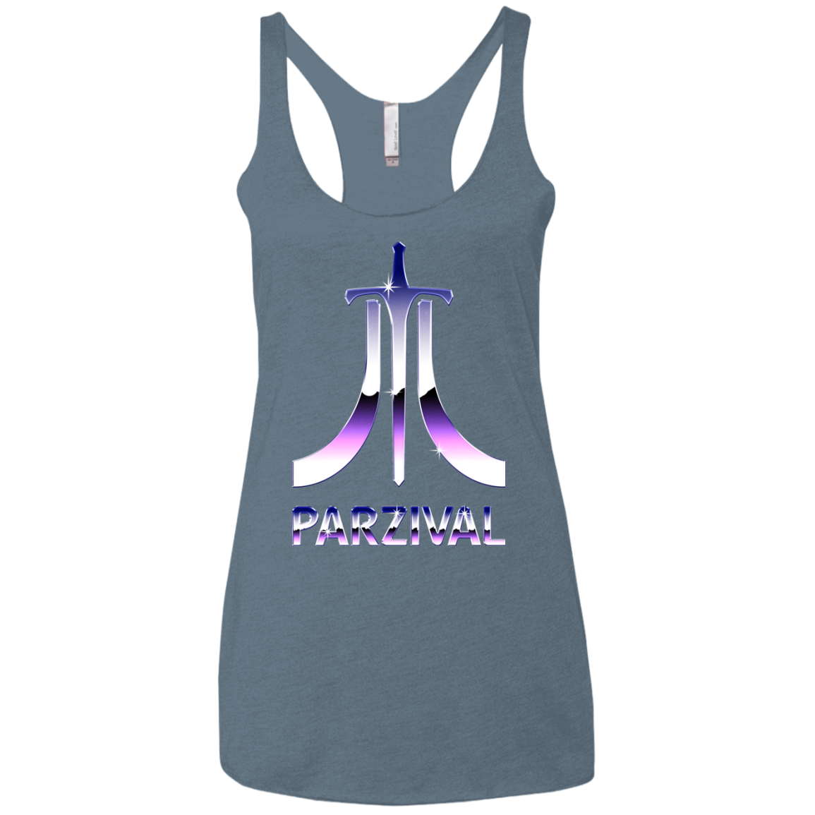 Parzival Retro Women's Triblend Racerback Tank