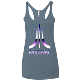 Parzival Retro Women's Triblend Racerback Tank