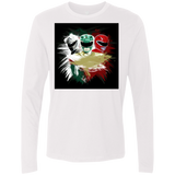 White Green Red Men's Premium Long Sleeve