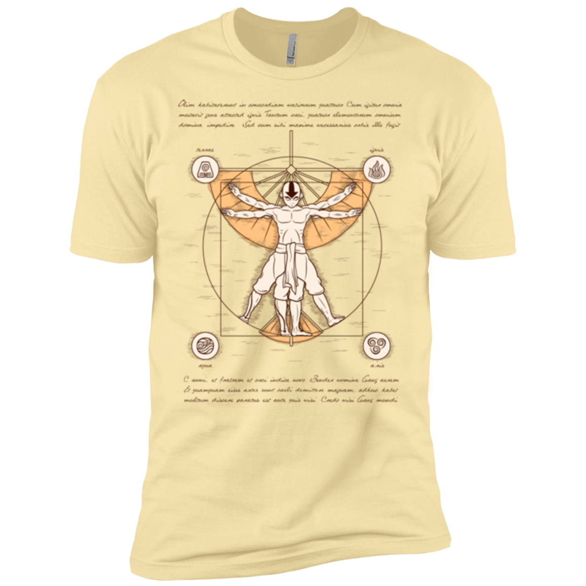 Vitruvian Aang (1) Men's Premium T-Shirt