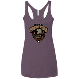 Space Predators Women's Triblend Racerback Tank