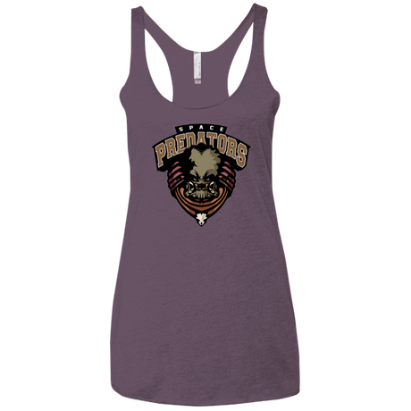 Space Predators Women's Triblend Racerback Tank