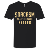 PRACTICE MAKES BITTER Men's Premium V-Neck