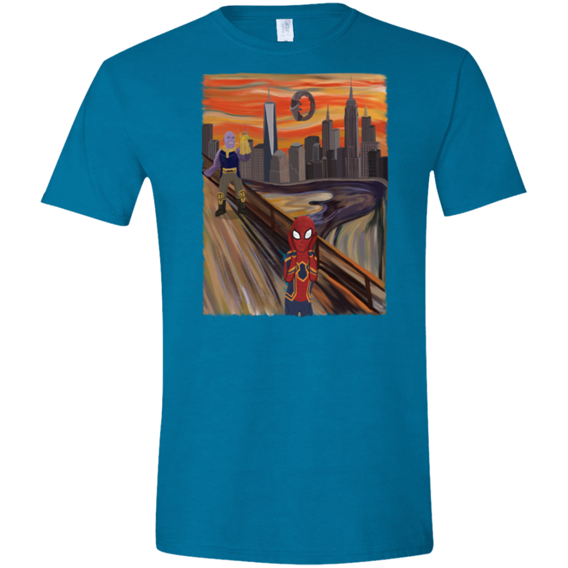 Spider Scream Men's Semi-Fitted Softstyle