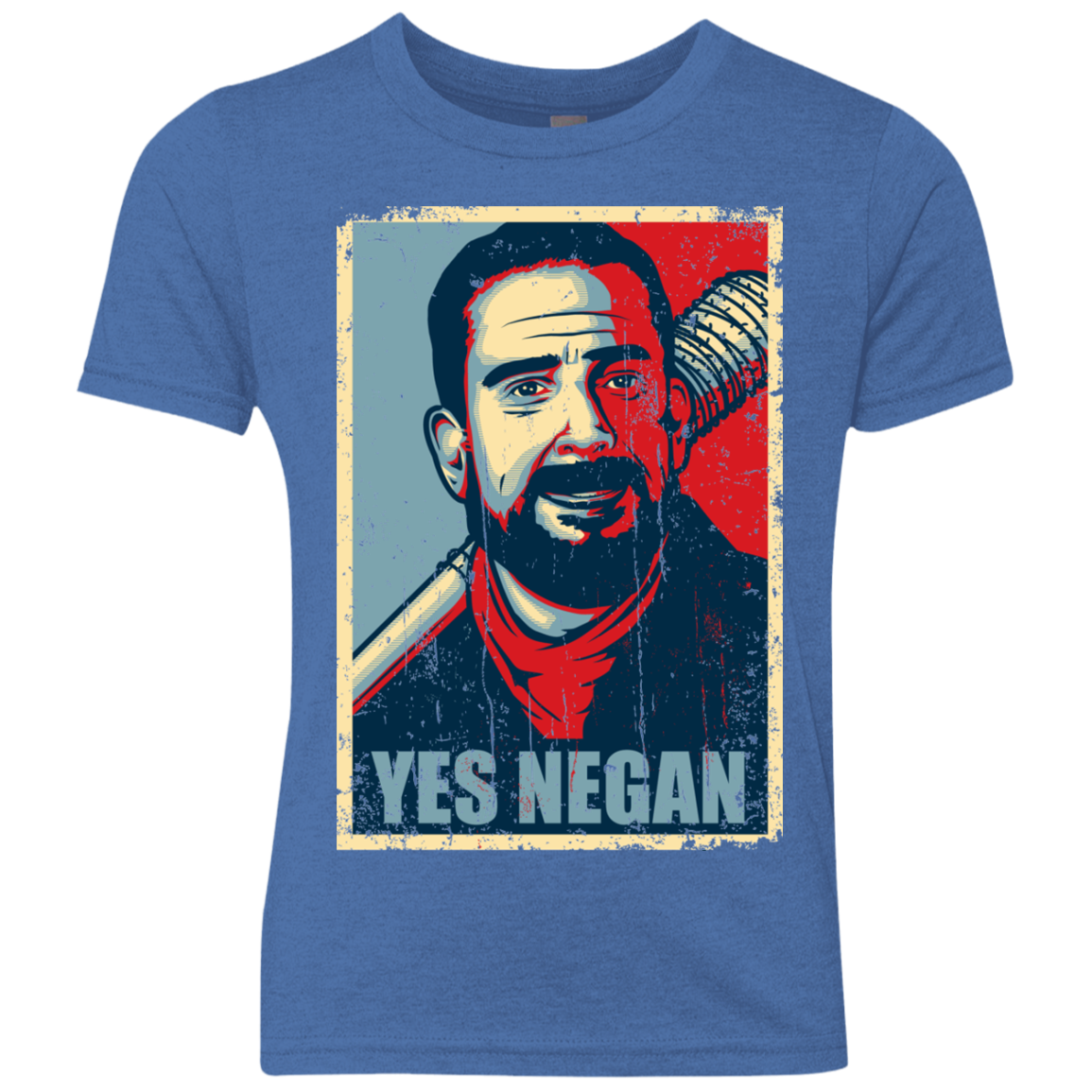 Yes Negan Youth Triblend T-Shirt