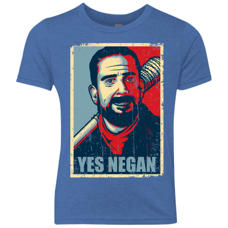 Yes Negan Youth Triblend T-Shirt