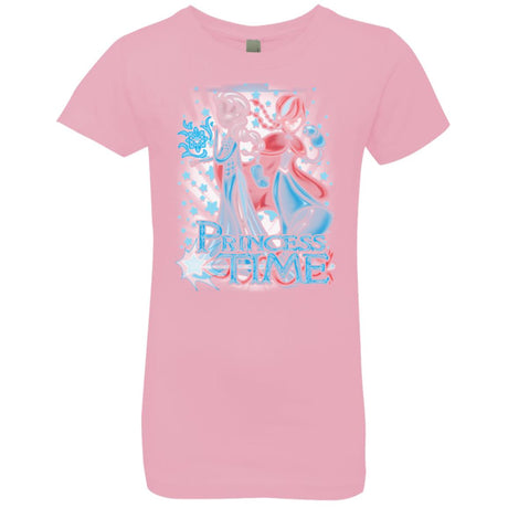 Princess Time Elsa Anna Girls Premium T-Shirt