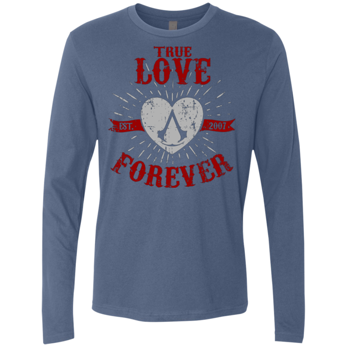 True Love Forever Assasin Men's Premium Long Sleeve