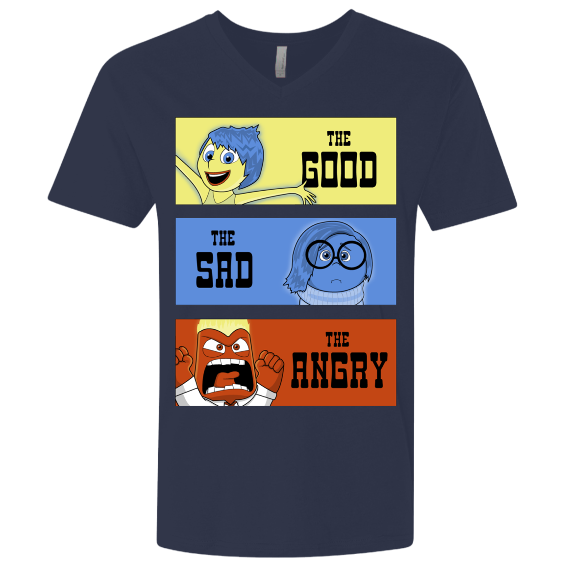 The Good, the Sad & the Angry Men's Premium V-Neck