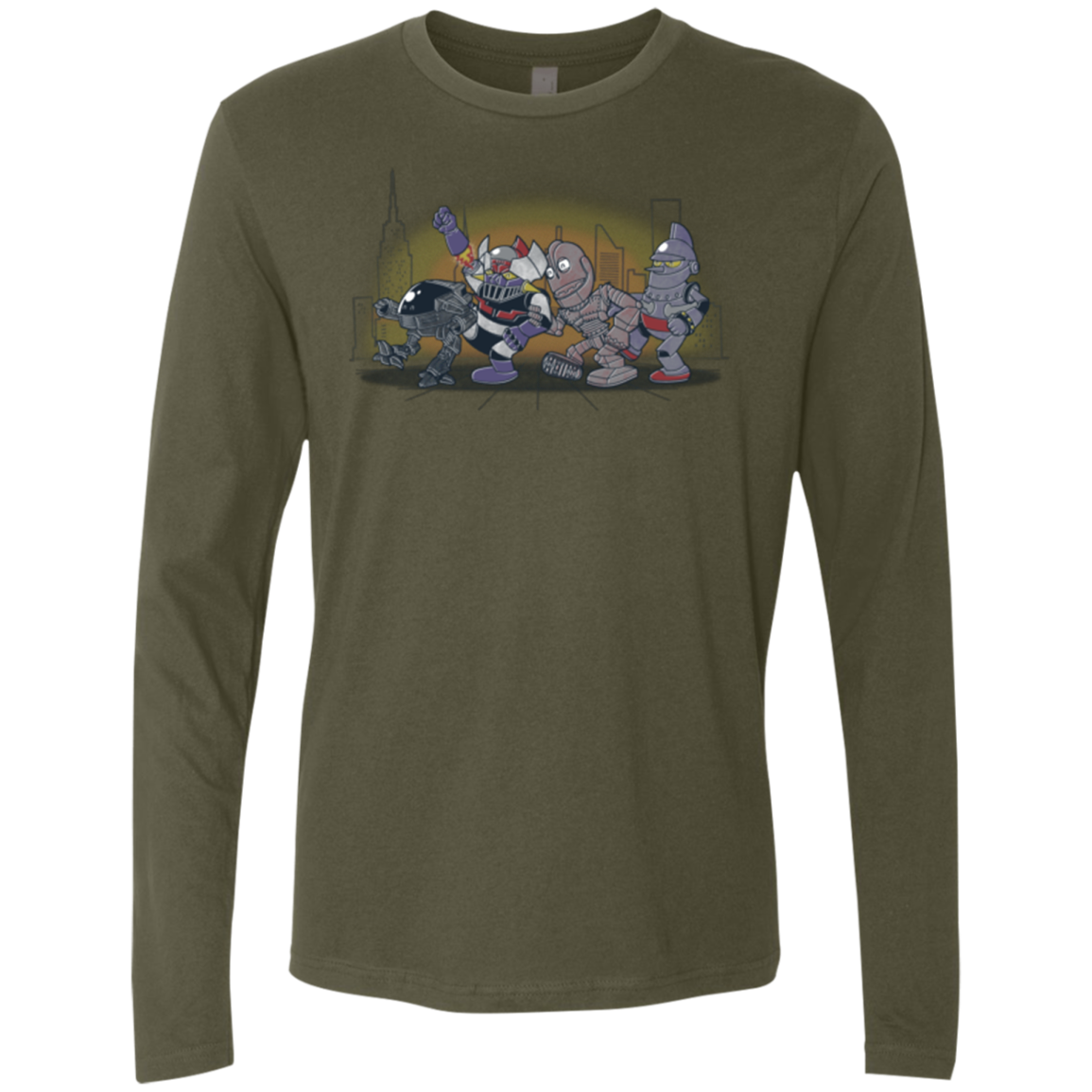 Where The Big Robots are Men's Premium Long Sleeve