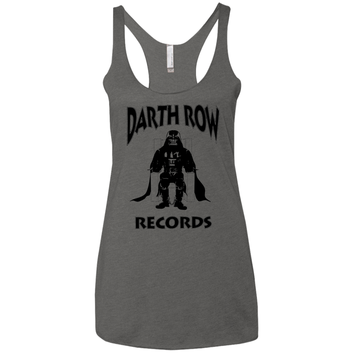 Darth Row Records Women's Triblend Racerback Tank