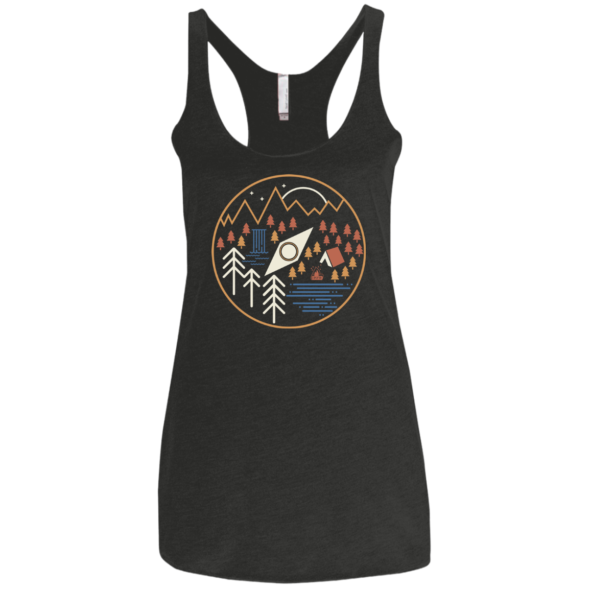 Discover Camping Women's Triblend Racerback Tank