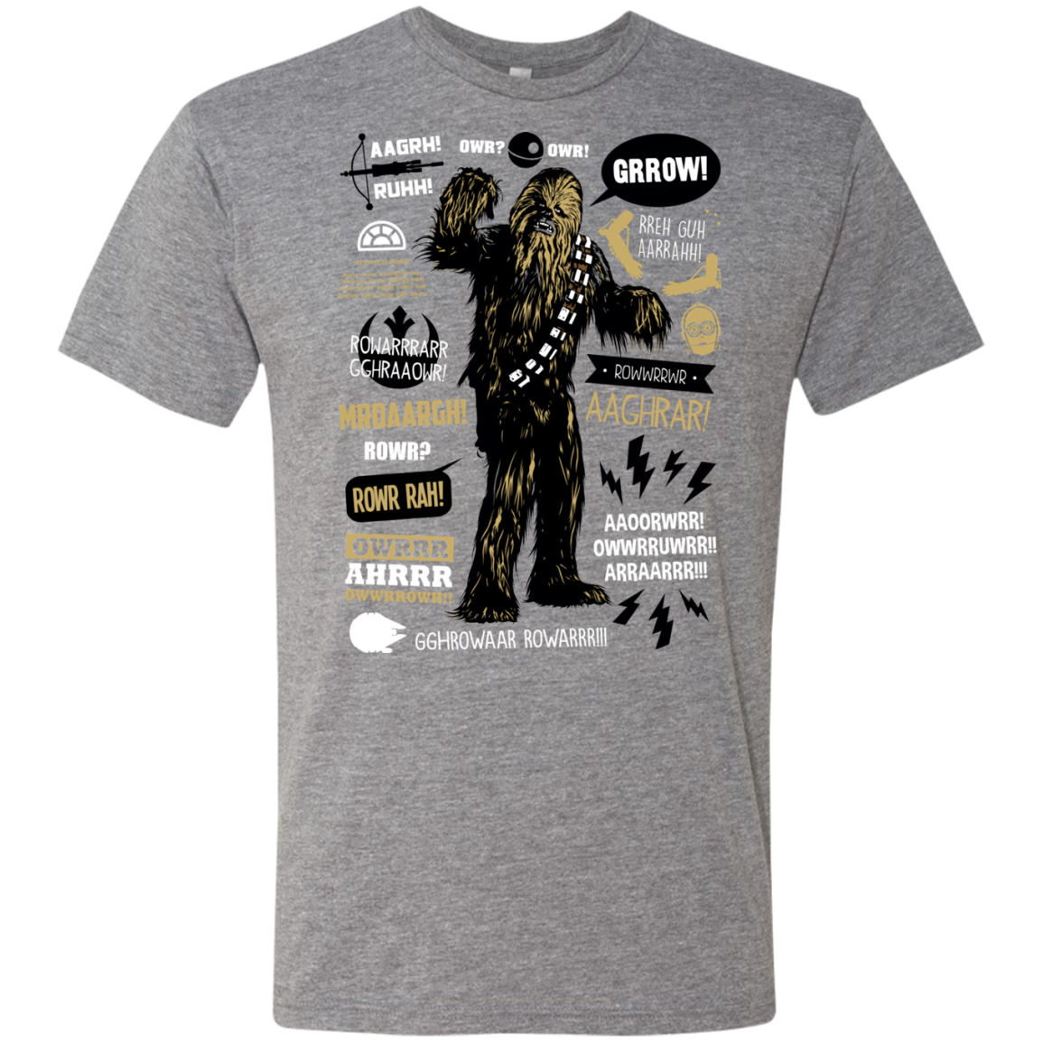 Wookie Famous Quotes Men's Triblend T-Shirt