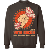 Vote Bacon In 2018 Crewneck Sweatshirt