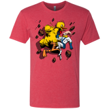 Big Bird and Worm Men's Triblend T-Shirt