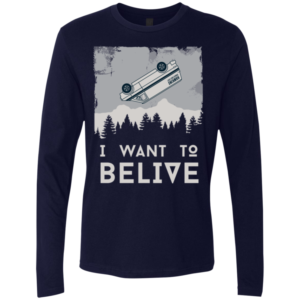 I Want to Believe Men's Premium Long Sleeve