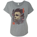 Oni Slasher Mask Triblend Dolman Sleeve