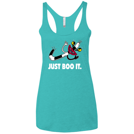 Just Boo It Women's Triblend Racerback Tank