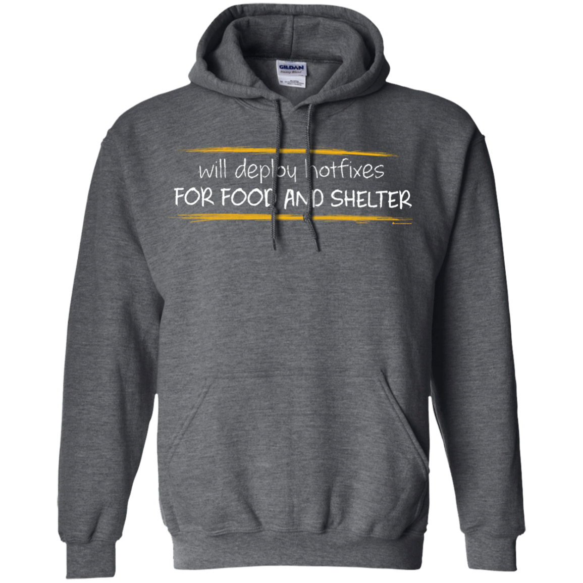 Deploying Hotfixes For Food And Shelter Pullover Hoodie