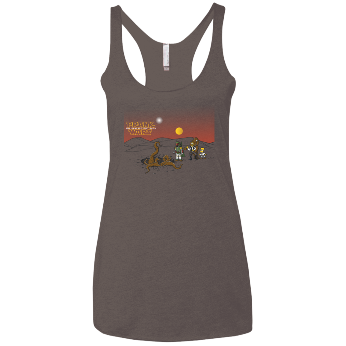 Prank Wars Women's Triblend Racerback Tank