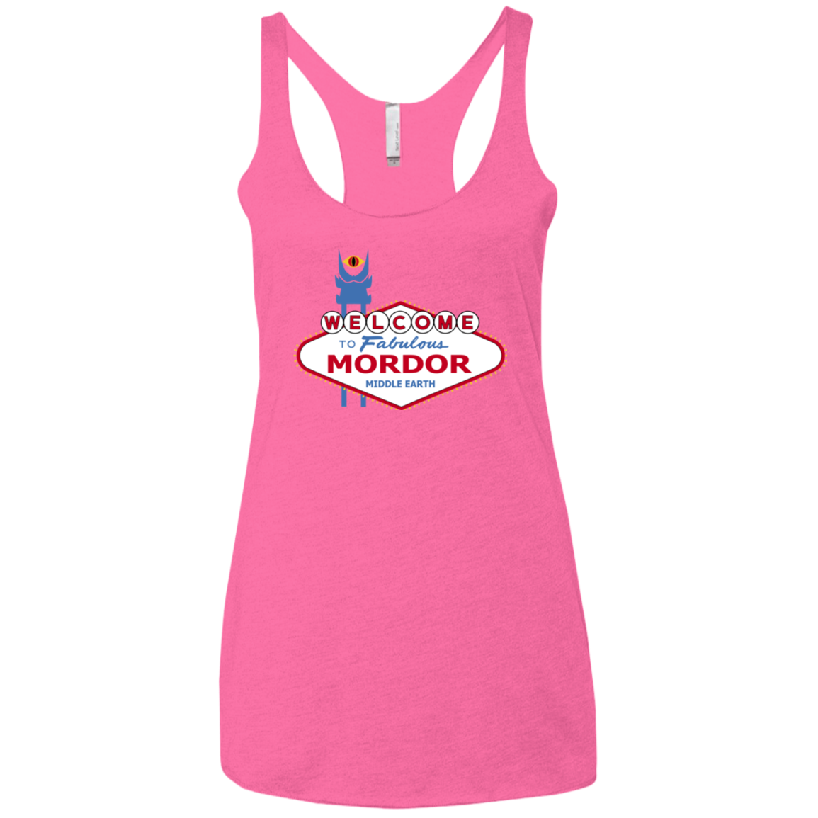 Viva Mordor Women's Triblend Racerback Tank