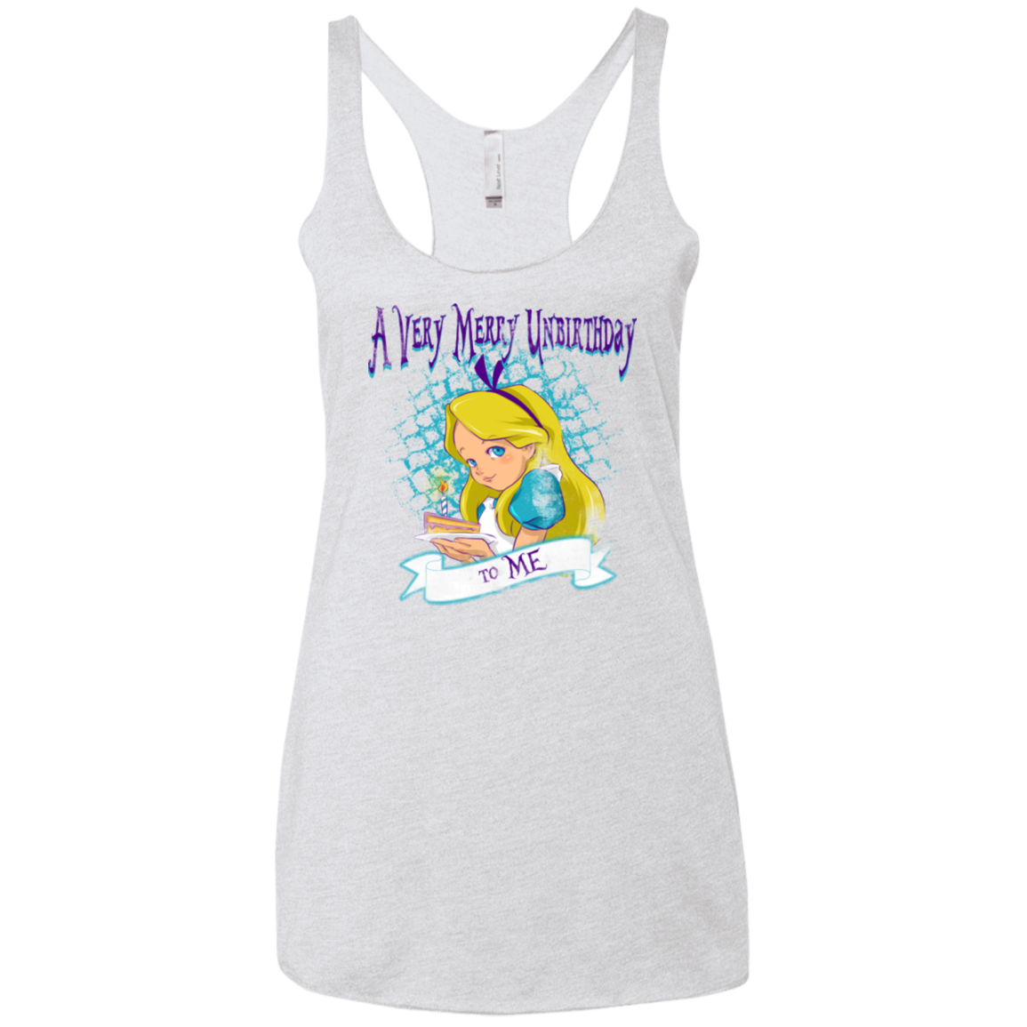 A Very Merry Un-Birthday Women's Triblend Racerback Tank