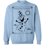 Connect the snowflakes Crewneck Sweatshirt