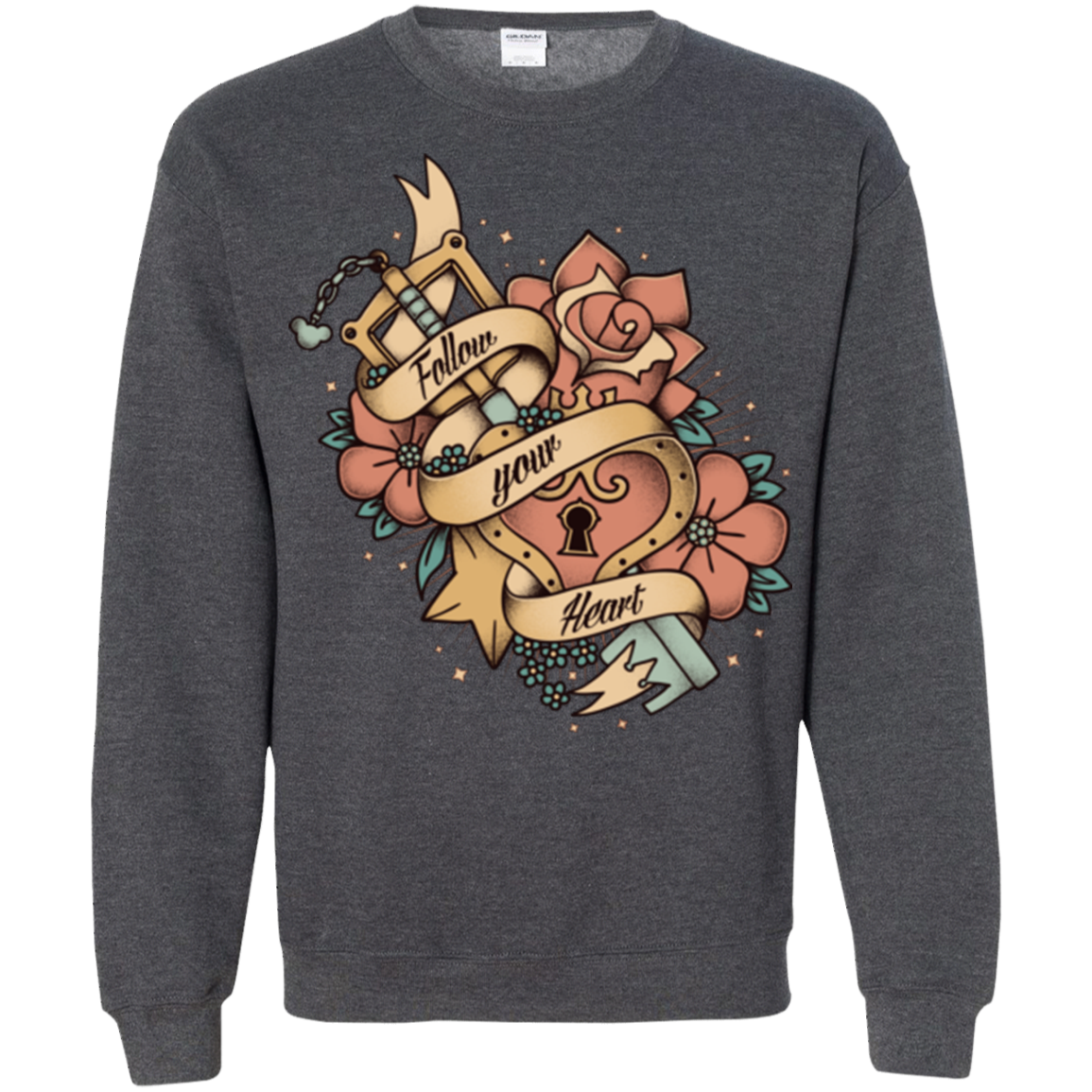 Follow your heart Crewneck Sweatshirt