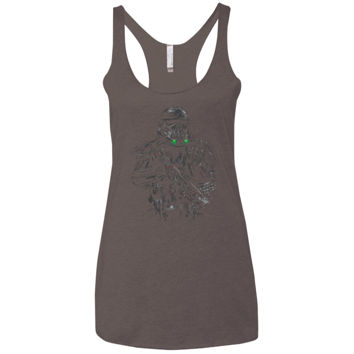Death Trooper Women's Triblend Racerback Tank