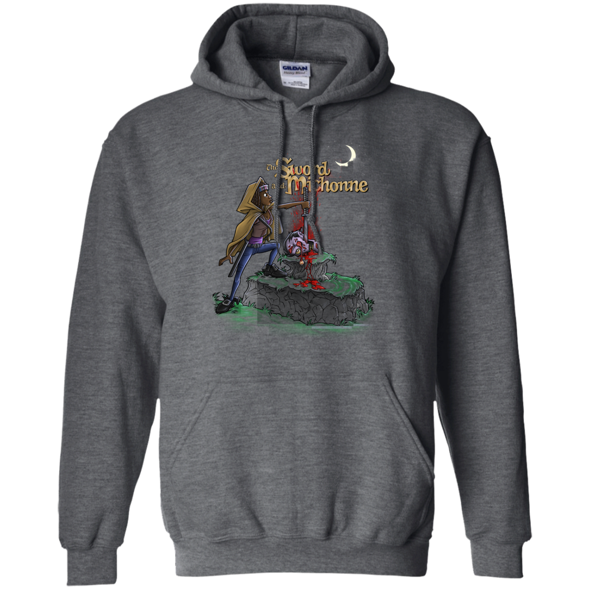 The Sword and Michonne Pullover Hoodie