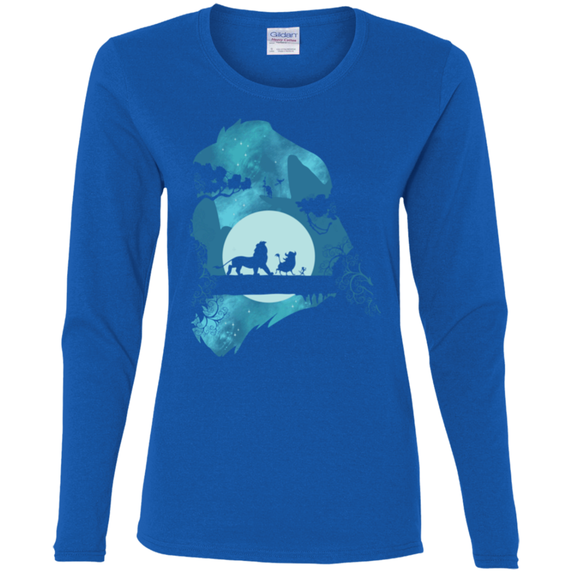 Lion Portrait Women's Long Sleeve T-Shirt