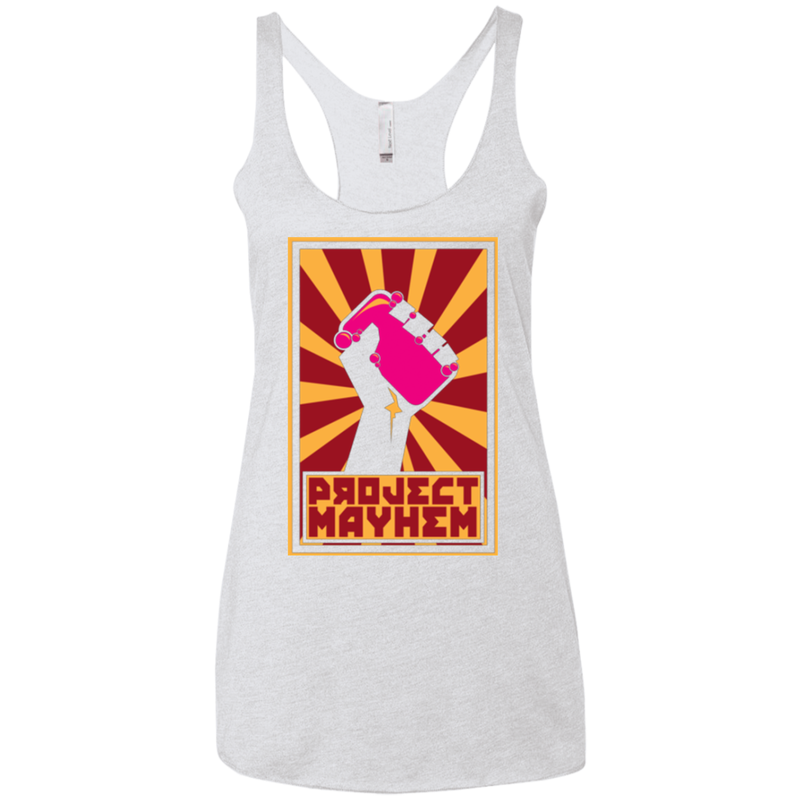 Project Mayhem Women's Triblend Racerback Tank