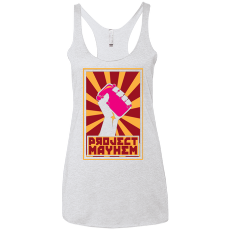 Project Mayhem Women's Triblend Racerback Tank