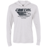 Castiel Shipping Triblend Long Sleeve Hoodie Tee