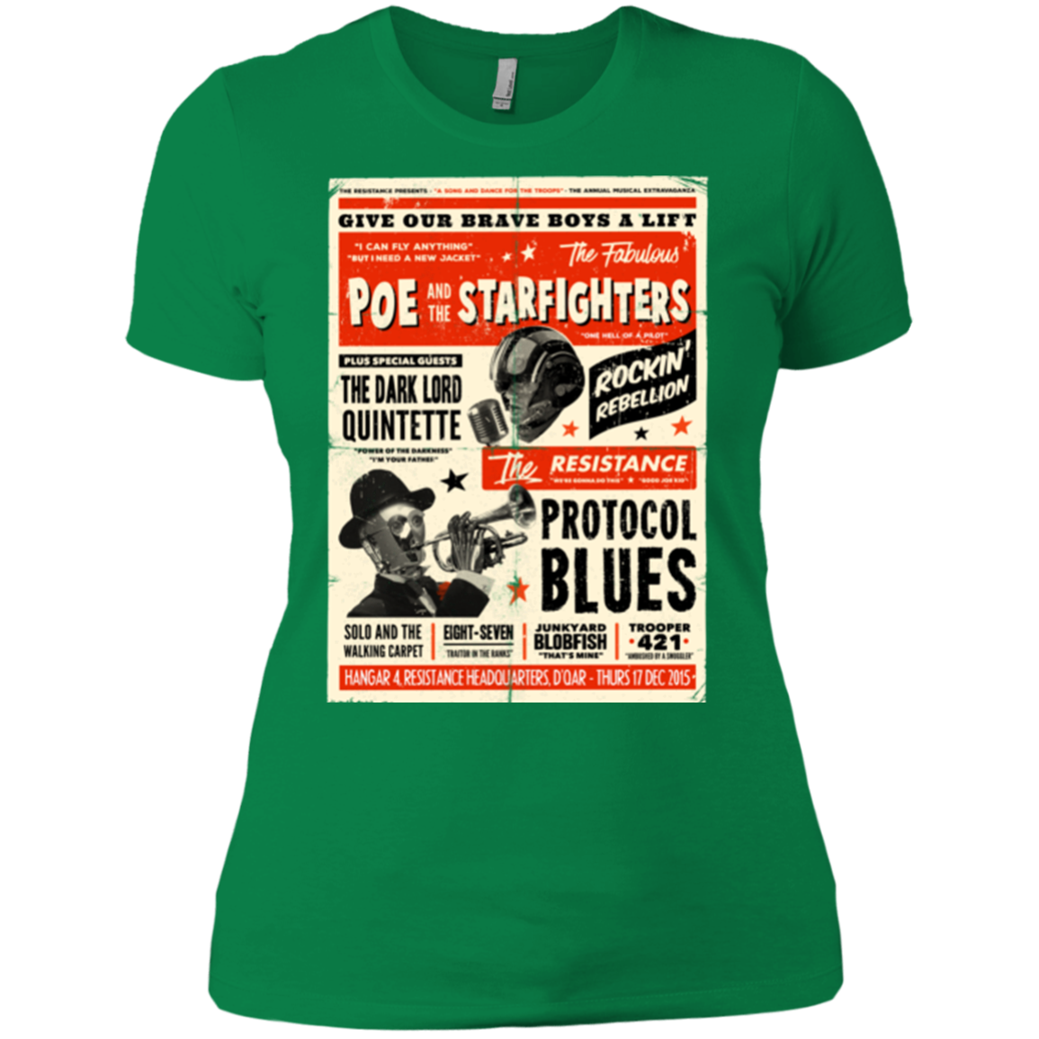 Poe and The Starfighters Women's Premium T-Shirt