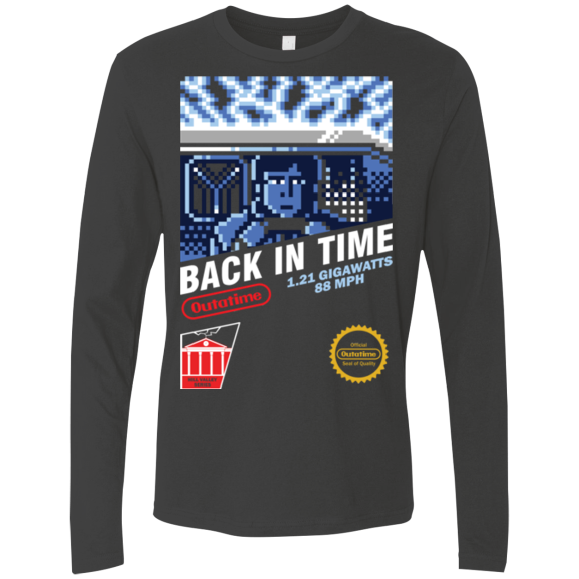 Back In Time Men's Premium Long Sleeve