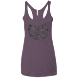 WU KING DEAD Women's Triblend Racerback Tank