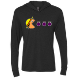 Hungry Pirate Triblend Long Sleeve Hoodie Tee