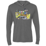 Duck Tails Triblend Long Sleeve Hoodie Tee