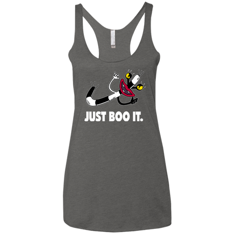 Just Boo It Women's Triblend Racerback Tank