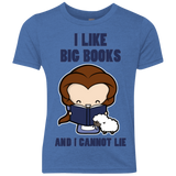I Like Big Books Youth Triblend T-Shirt