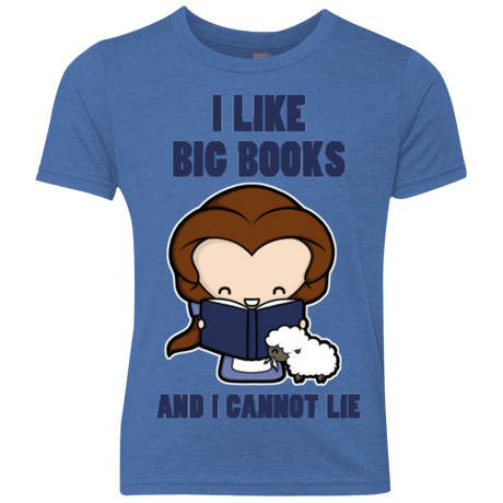 I Like Big Books Youth Triblend T-Shirt